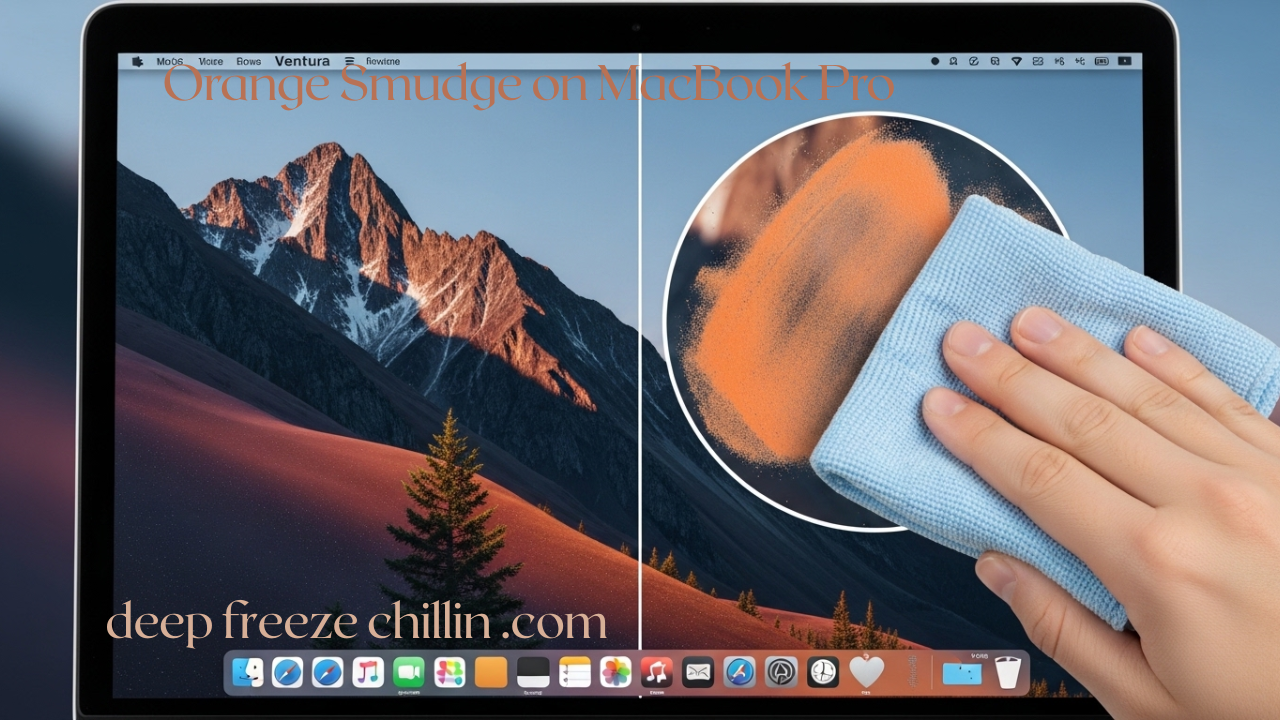 Orange Smudge on MacBook Pro