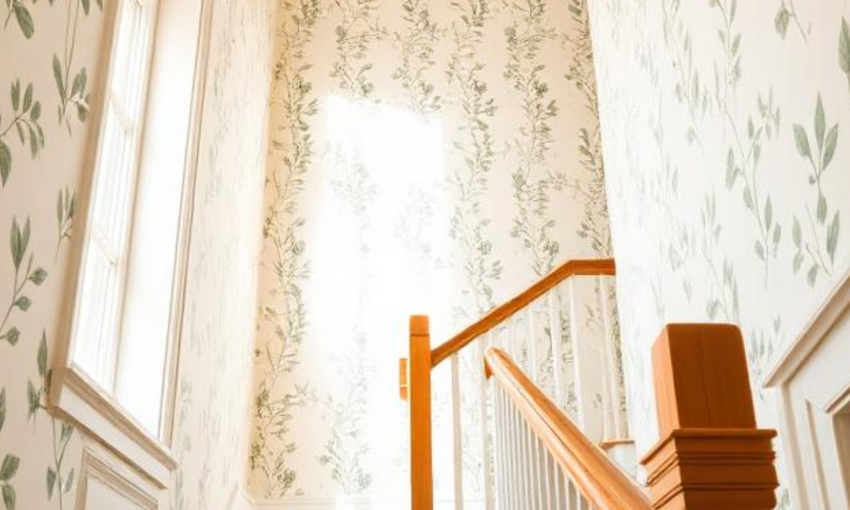 stairwell wallpaper