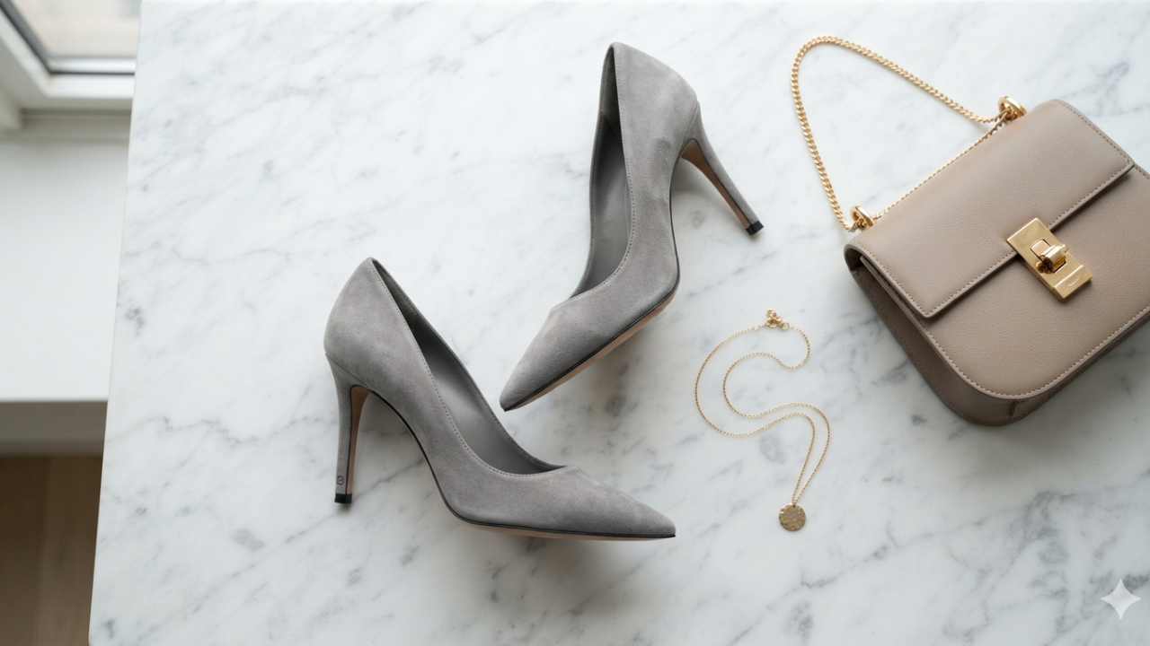 Victoria Beckham Grey Shoes